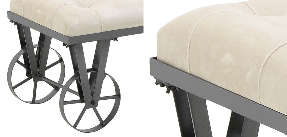 Банкетка Bench Seat Loft white Банкетка Bench Seat Loft white - Loft-Concept в Липецке