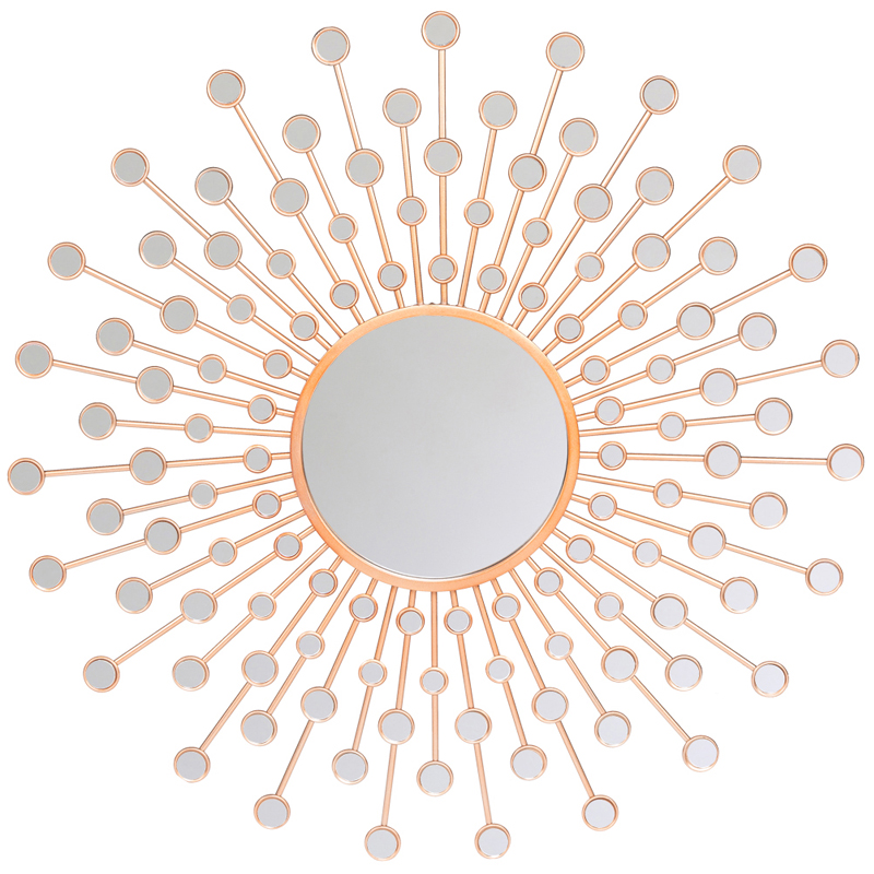 Зеркало Sun Drops Rose Gold Mirror Зеркало Sun Drops Rose Gold Mirror в Липецке | Loft Concept