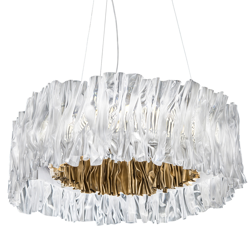 Дизайнерская Плиссированная люстра Pleated Chandelier Золотой Дизайнерская Плиссированная люстра Pleated Chandelier Золотой в Липецке | Loft Concept
