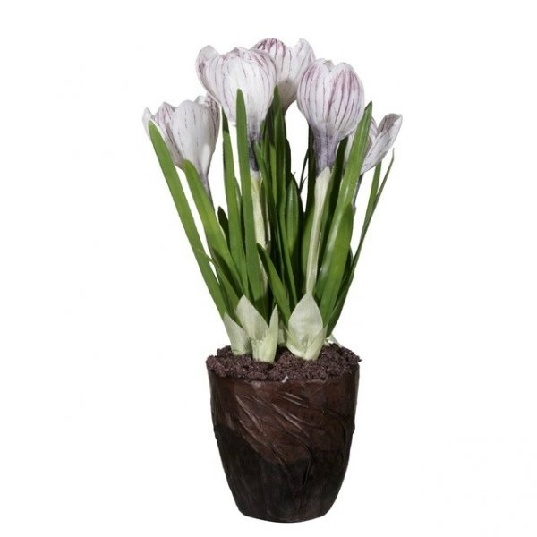 Декоративный искусственный цветок Purple Crocuses Декоративный искусственный цветок Purple Crocuses в Липецке | Loft Concept