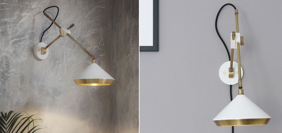 Бра Bert Frank SHEAR SHEAR WALL LIGHT Белый Бра Bert Frank SHEAR SHEAR WALL LIGHT Белый - Loft-Concept в Липецке