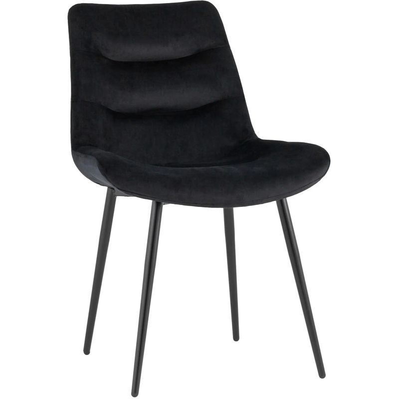 Стул Austin Chair Черный Велюр Черный Стул Austin Chair Черный Велюр Черный в Липецке | Loft Concept