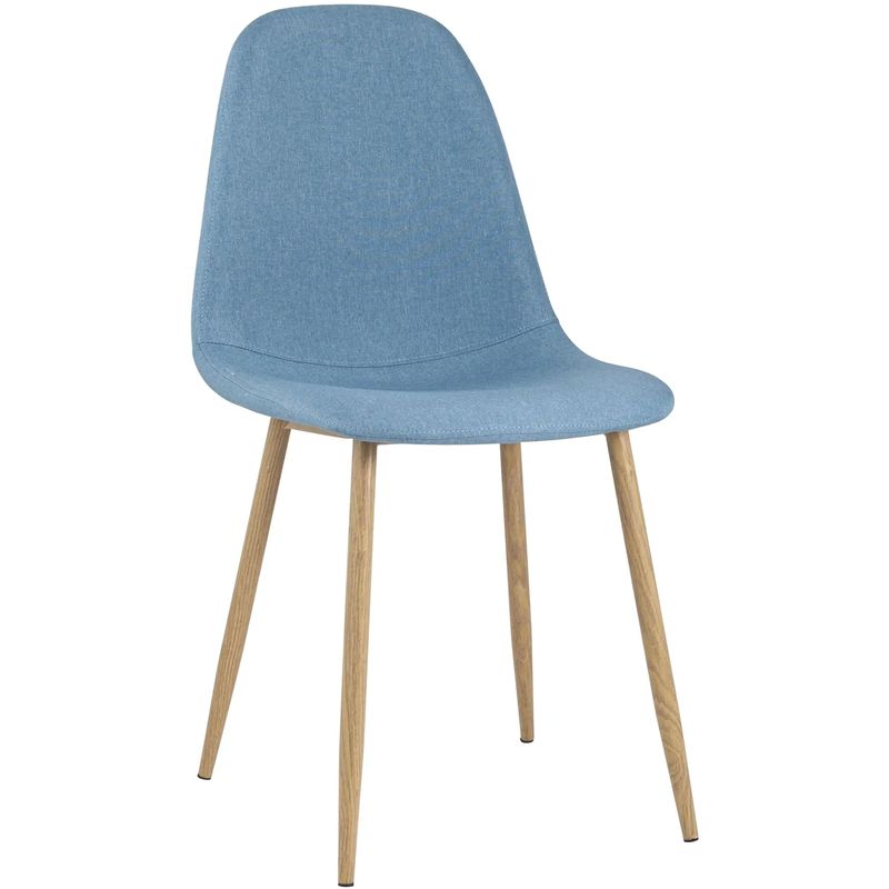 Стул Archie Chair Ткань Голубая Рогожка Голубой Древесина Стул Archie Chair Ткань Голубая Рогожка Голубой Древесина в Липецке | Loft Concept