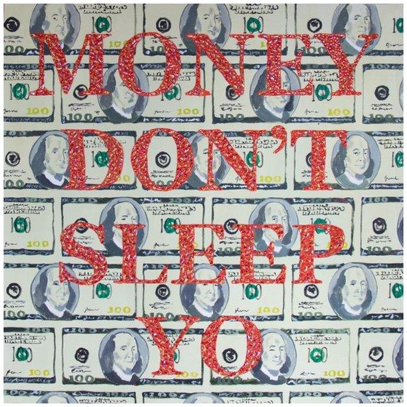 Картина “Money Don’t Sleep Yo” Мульти Картина “Money Don’t Sleep Yo” Мульти в Липецке | Loft Concept