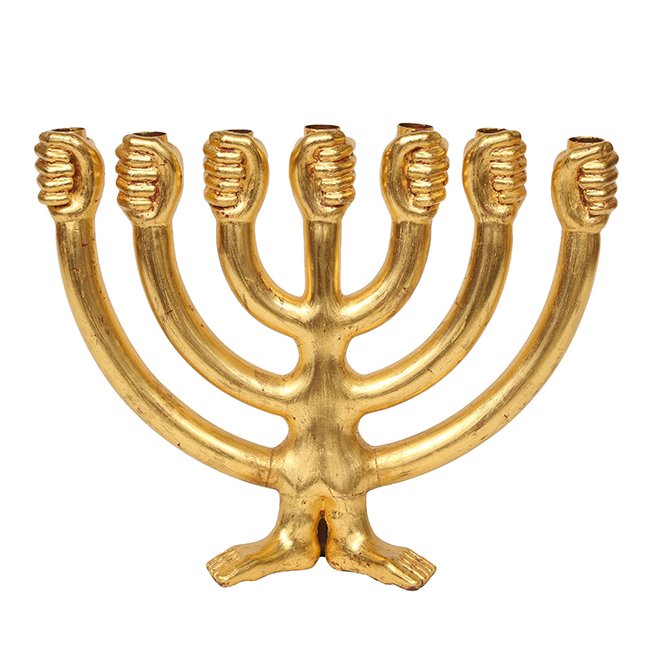 Подсвечник Menorah Глянцевое золото Подсвечник Menorah Глянцевое золото в Липецке | Loft Concept