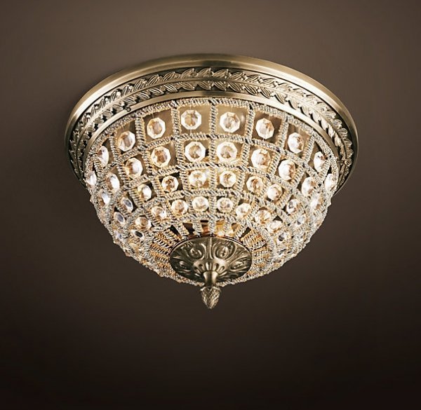 Потолочный светильник RH 19th c. Casbah Crystal Top 30 Темная бронза винтаж Потолочный светильник RH 19th c. Casbah Crystal Top 30 Темная бронза винтаж в Липецке | Loft Concept