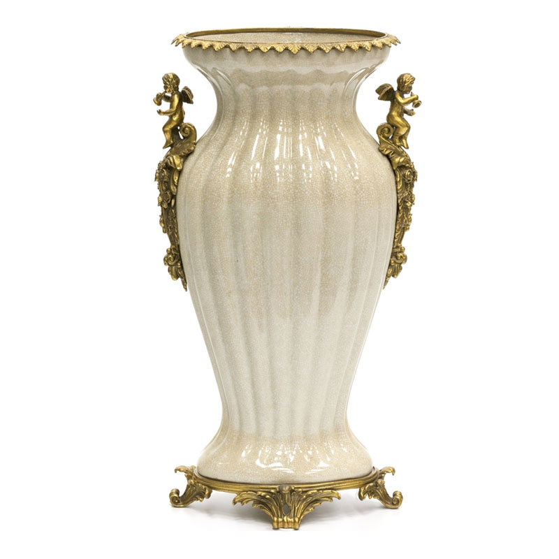 Ваза Bronze Angel Vase Бронза Бежевый Ваза Bronze Angel Vase Бронза Бежевый в Липецке | Loft Concept