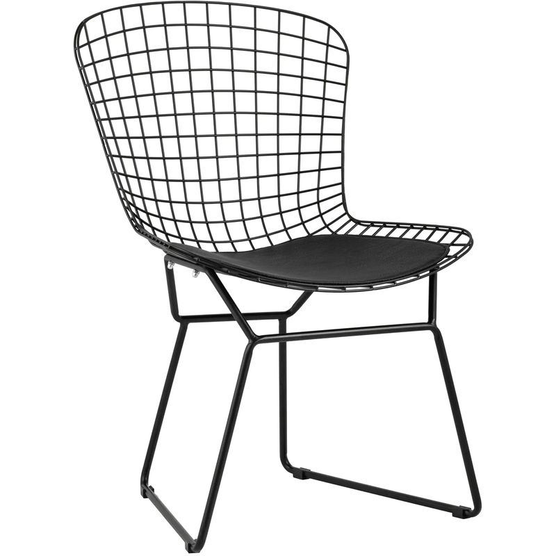 Стул Bertoia Chair Черный Матовый Металл Черный Стул Bertoia Chair Черный Матовый Металл Черный в Липецке | Loft Concept