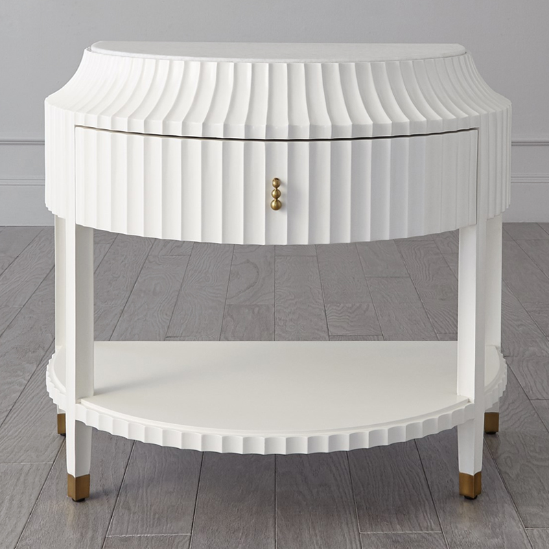 Тумба Charlotte Textured Bedside Chest ivory ( слоновая кость ) Тумба Charlotte Textured Bedside Chest ivory ( слоновая кость ) в Липецке | Loft Concept