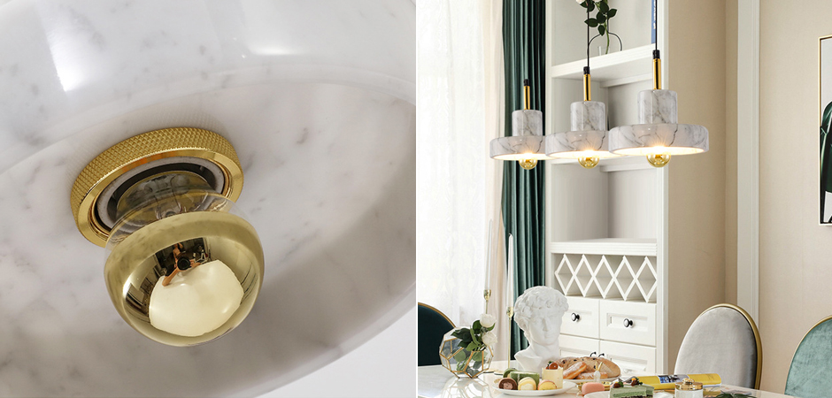Люстра Tom Dixon Stone Pendant White 3 Люстра Tom Dixon Stone Pendant White 3 - Loft-Concept в Липецке