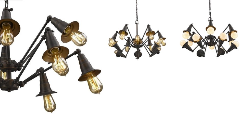 Люстра Loft Spider Chandelier 12 Люстра Loft Spider Chandelier 12 - Loft-Concept в Липецке