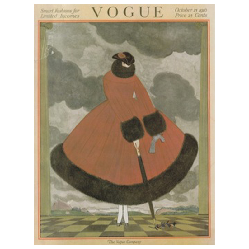 Постер Vogue Cover 1916 October Постер Vogue Cover 1916 October в Липецке | Loft Concept