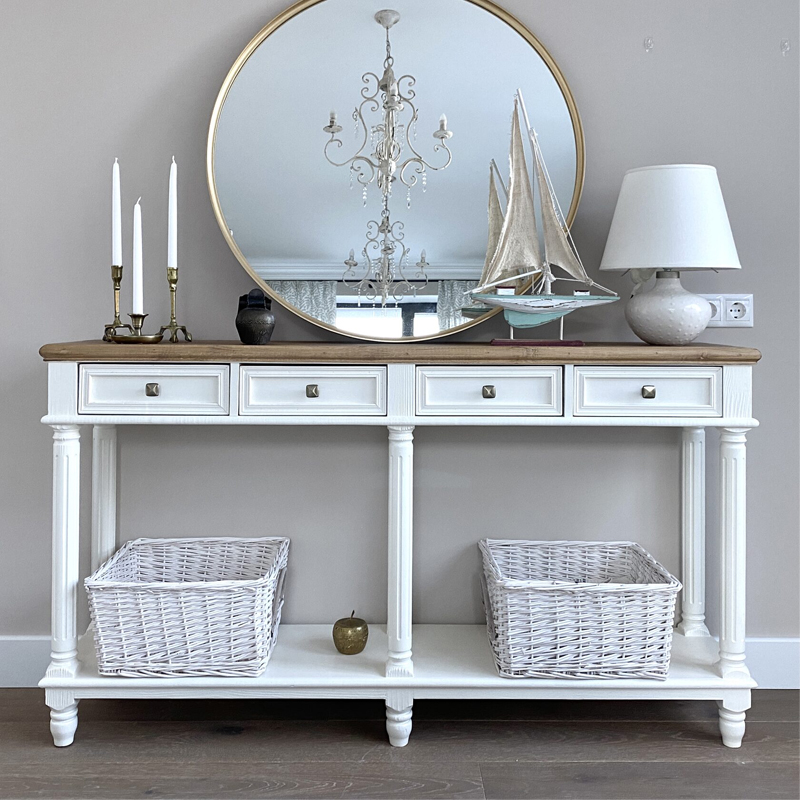 Консоль Gladys Console Белый Консоль Gladys Console Белый в Липецке | Loft Concept