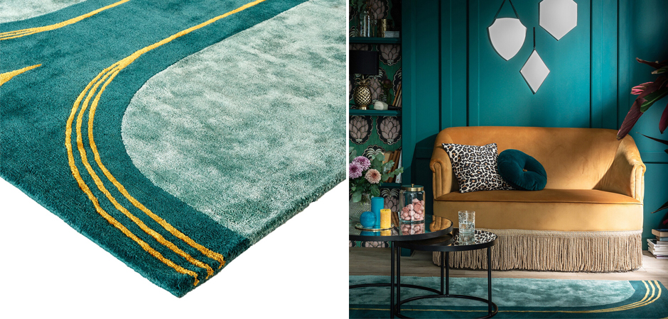 Ковер Carpet Green & Gold Ковер Carpet Green & Gold - Loft-Concept в Липецке