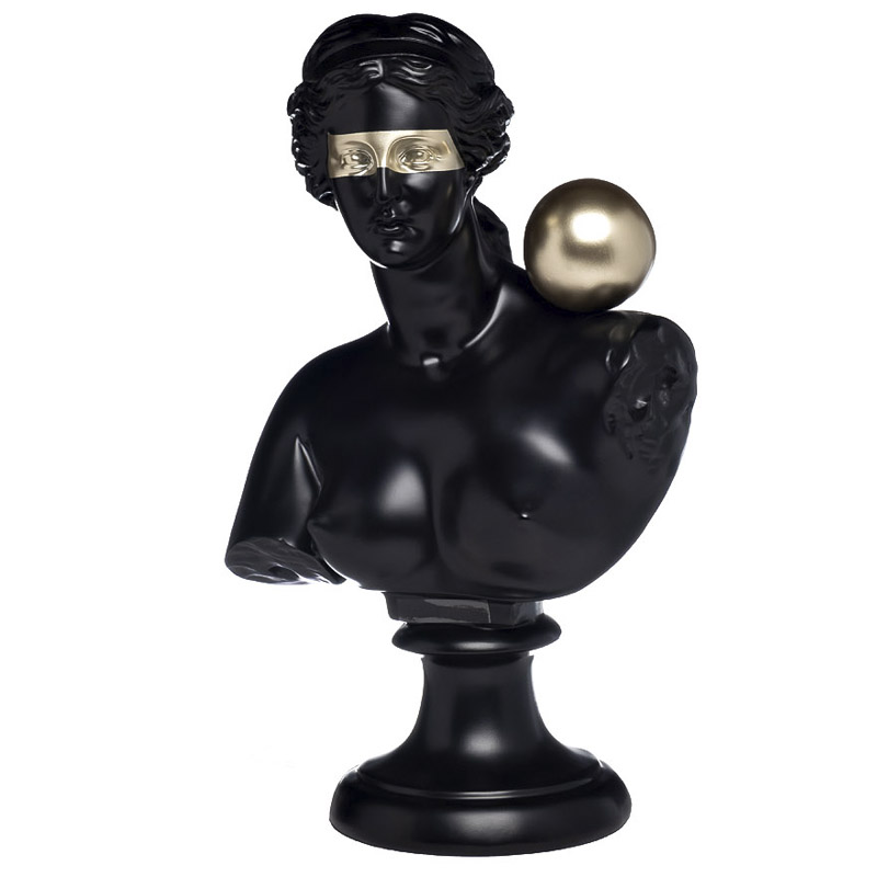 Статуэтка Antique Bust woman Золотой Черный в Липецке | Loft Concept 