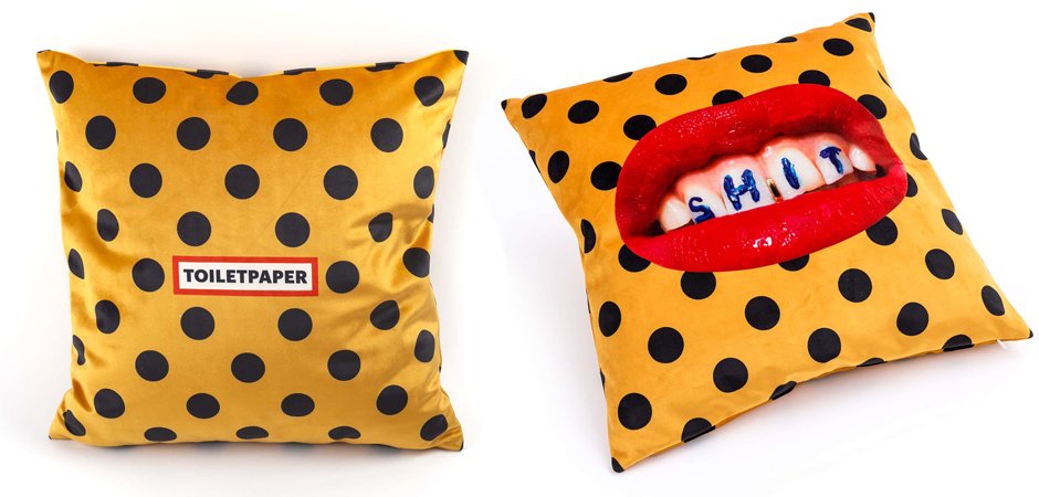 Подушка Seletti Cushion Shit Toiletpaper Подушка Seletti Cushion Shit Toiletpaper - Loft-Concept в Липецке