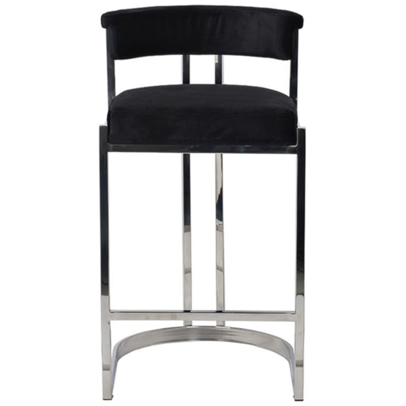 Стул барный Rona black Черный Стул барный Rona black Черный в Липецке | Loft Concept