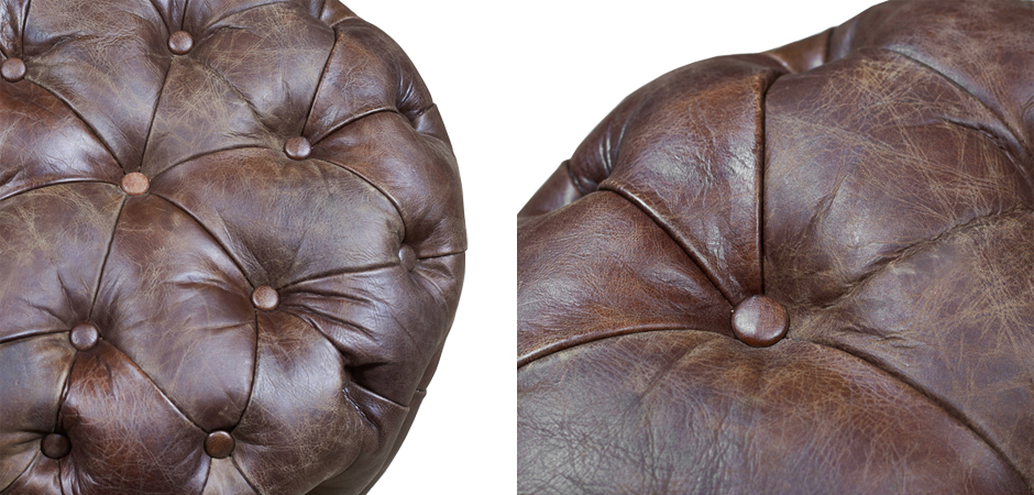 Пуф Loft Leather Buttons Пуф Loft Leather Buttons - Loft-Concept в Липецке