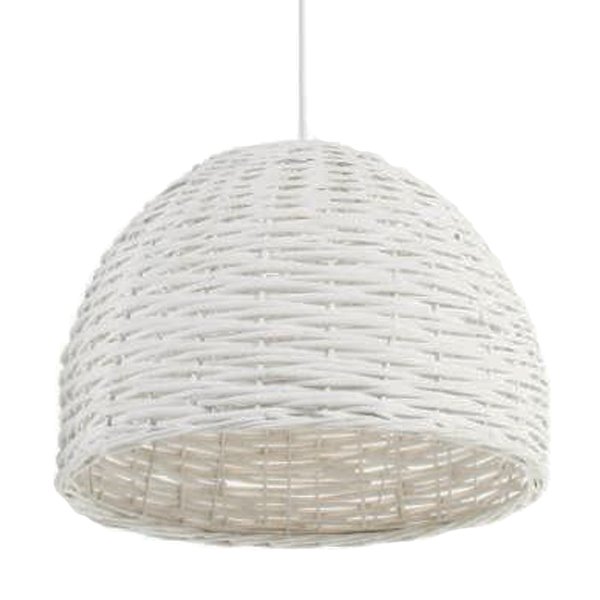Подвесной светильник Wicker Pendant White Белый Подвесной светильник Wicker Pendant White Белый в Липецке | Loft Concept
