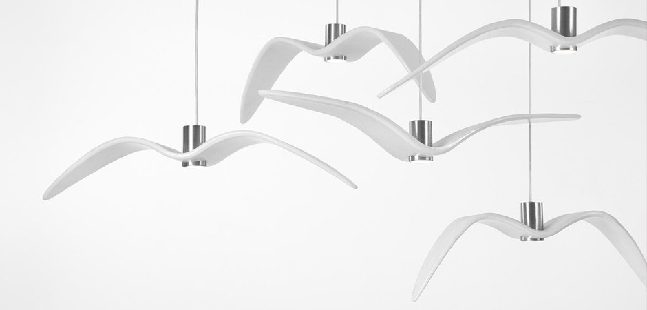 Подвесной светильник Brokis Night Birds white Подвесной светильник Brokis Night Birds white - Loft-Concept в Липецке