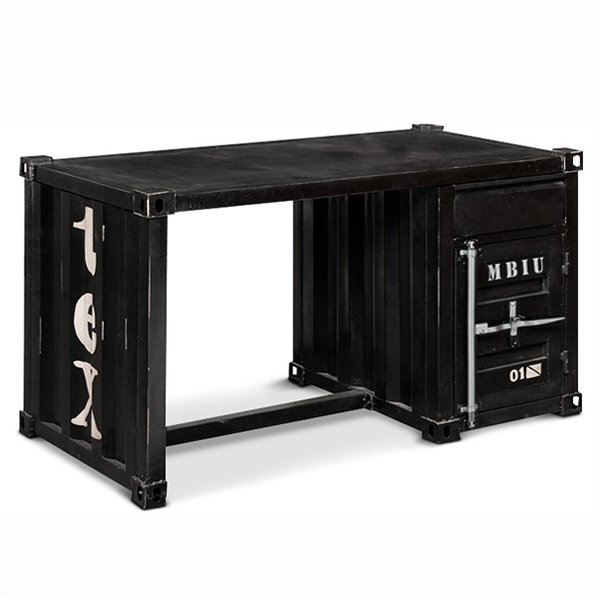 Письменный стол Metal Sea Container Desk Черный Коричневый винтаж Красный (Red) Желтый Темно-синий Малахит (зеленый) Письменный стол Metal Sea Container Desk Черный Коричневый винтаж Красный (Red) Желтый Темно-синий Малахит (зеленый) в Липецке | Loft Concept