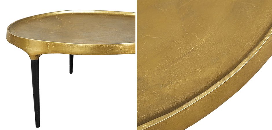 Кофейный стол Brass Stains Table Кофейный стол Brass Stains Table - Loft-Concept в Липецке