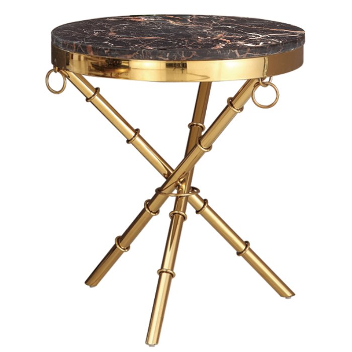 Приставной стол Side Table Omni Золотой Приставной стол Side Table Omni Золотой в Липецке | Loft Concept