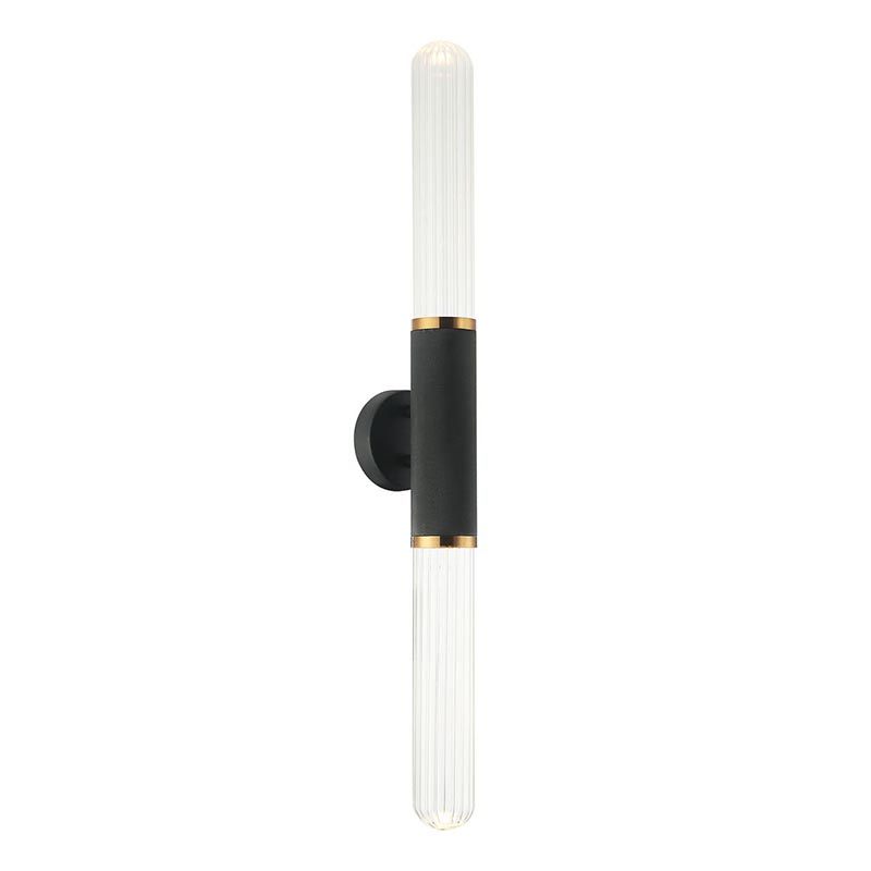 Бра Grover Black Transparent Wall Lamp Прозрачное Стекло Черный Глянцевое золото Бра Grover Black Transparent Wall Lamp Прозрачное Стекло Черный Глянцевое золото в Липецке | Loft Concept