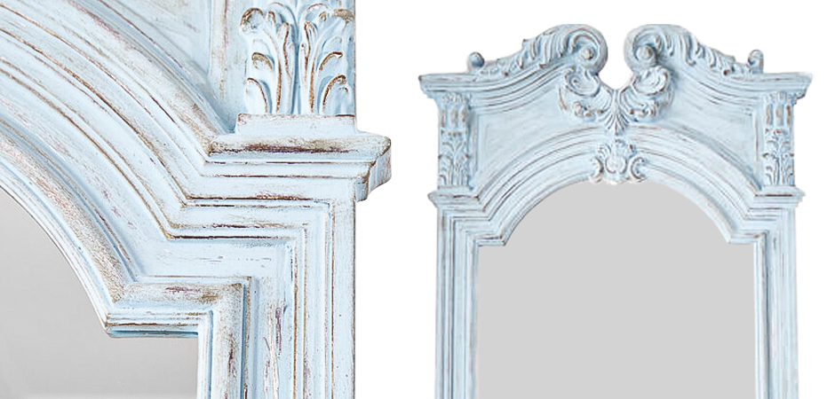 Зеркало Lupescu Mirror Pastel Blue Зеркало Lupescu Mirror Pastel Blue - Loft-Concept в Липецке