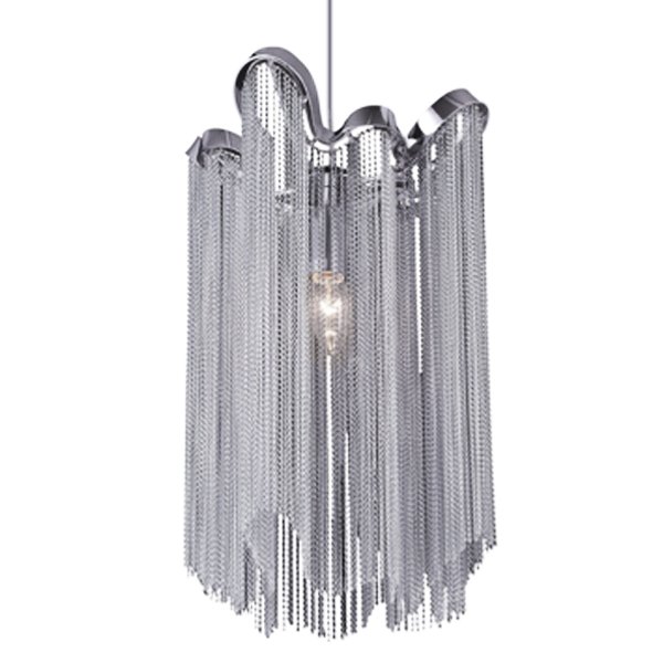 Подвесной светильник Atlantis Chain White Хром Подвесной светильник Atlantis Chain White Хром в Липецке | Loft Concept