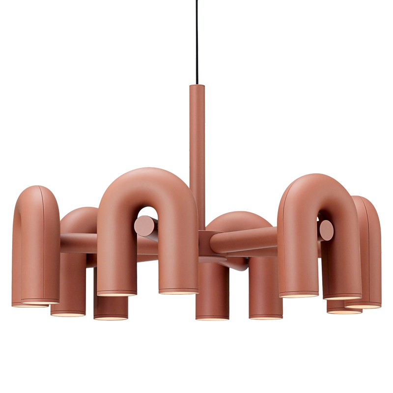 Люстра Cirkus AGO Lighting pink 4-6 Коричневый Люстра Cirkus AGO Lighting pink 4-6 Коричневый в Липецке | Loft Concept