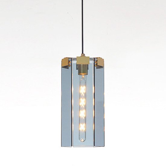 Человек из стали Gray Glass Pendant Lamp Золотой Прозрачное Стекло Человек из стали Gray Glass Pendant Lamp Золотой Прозрачное Стекло в Липецке | Loft Concept