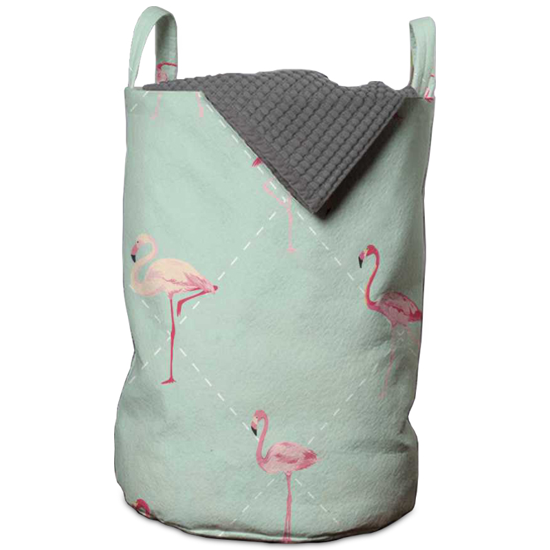 Корзина Flamingo Rhombus Basket Голубой пастельный Розовый пастельный Корзина Flamingo Rhombus Basket Голубой пастельный Розовый пастельный в Липецке | Loft Concept