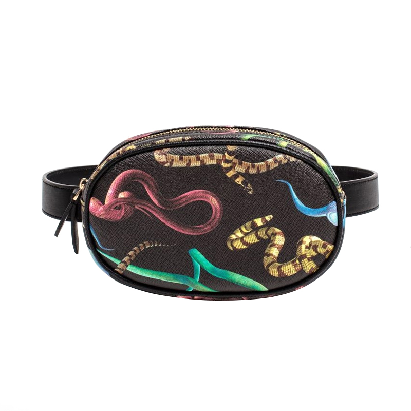 Поясная сумка Seletti Snakes Черный Красный Желтый Зеленый Синий Поясная сумка Seletti Snakes Черный Красный Желтый Зеленый Синий в Липецке | Loft Concept