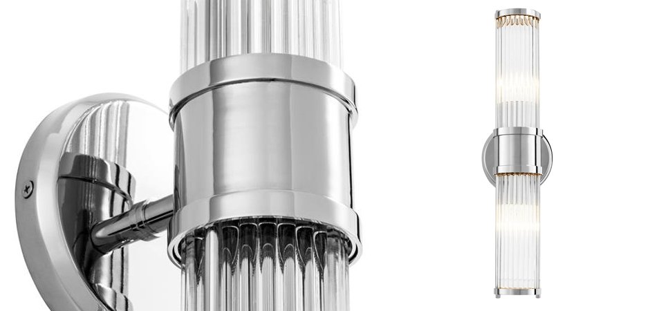 Бра Wall Lamp Claridges Double Nickel Бра Wall Lamp Claridges Double Nickel - Loft-Concept в Липецке