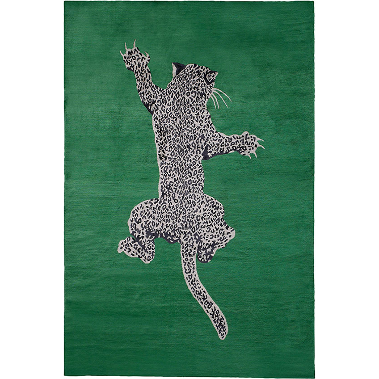 Ковер Emerald Leopard Черно-белый Изумрудный Ковер Emerald Leopard Черно-белый Изумрудный в Липецке | Loft Concept