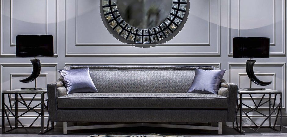 Приставной стол Serene Furnishing Chrome Marble Top Side Table Приставной стол Serene Furnishing Chrome Marble Top Side Table - Loft-Concept в Липецке