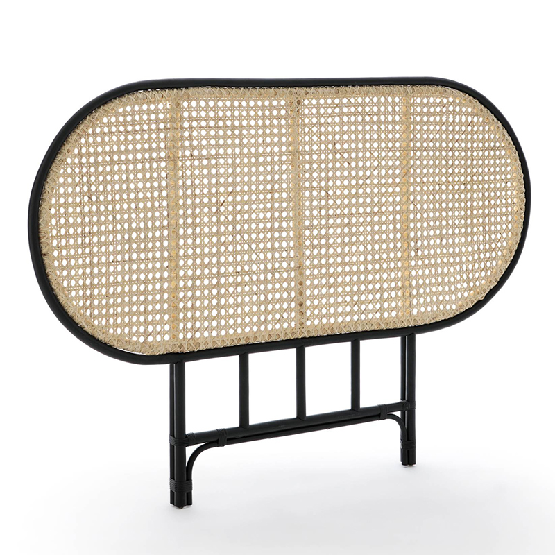 Изголовье для кровати Wicker Rattan Бежевый Черный Изголовье для кровати Wicker Rattan Бежевый Черный в Липецке | Loft Concept