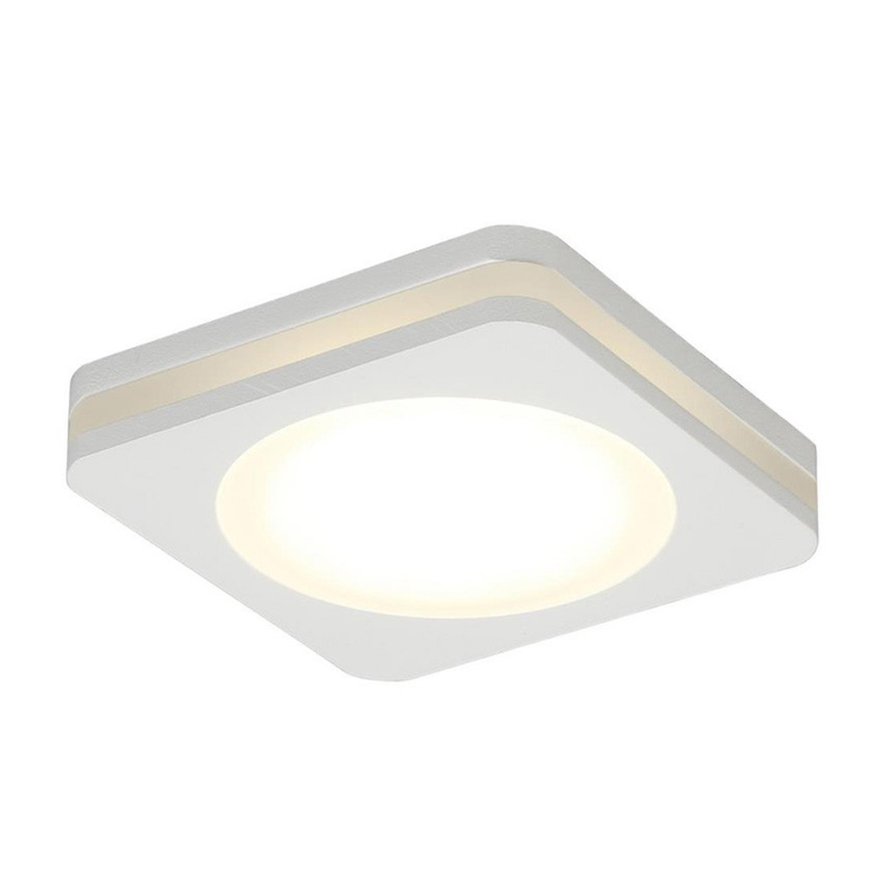 Белый квадратный спот Embedded Light Белый Белый квадратный спот Embedded Light Белый в Липецке | Loft Concept