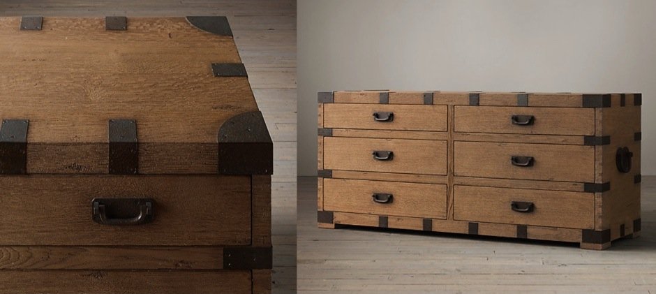 Комод в винтажном стиле Vintage Antique Oak Wide Комод в винтажном стиле Vintage Antique Oak Wide - Loft-Concept в Липецке