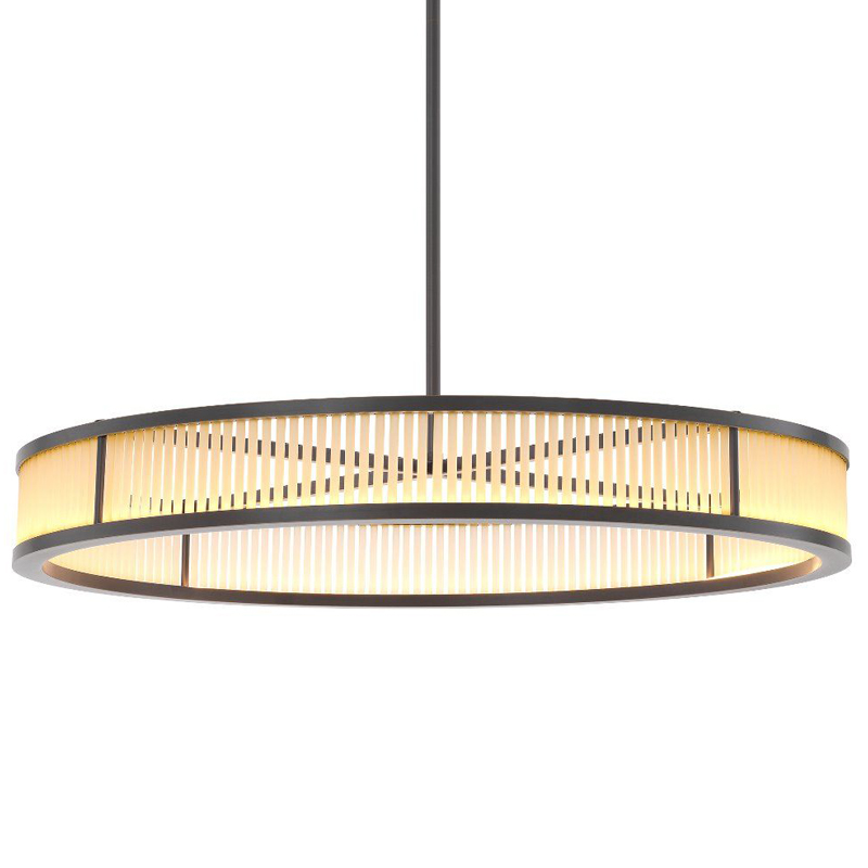 Люстра Eichholtz Chandelier Thibaud L Bronze Темная бронза Белое матовое стекло Люстра Eichholtz Chandelier Thibaud L Bronze Темная бронза Белое матовое стекло в Липецке | Loft Concept