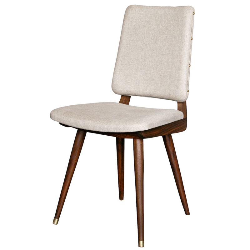 Стул Camille Dining Chair ivory ( слоновая кость ) Коричневый Стул Camille Dining Chair ivory ( слоновая кость ) Коричневый в Липецке | Loft Concept