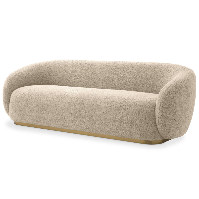 Диван Eichholtz Sofa Brice Sand Песочный Латунь Диван Eichholtz Sofa Brice Sand Песочный Латунь в Липецке | Loft Concept