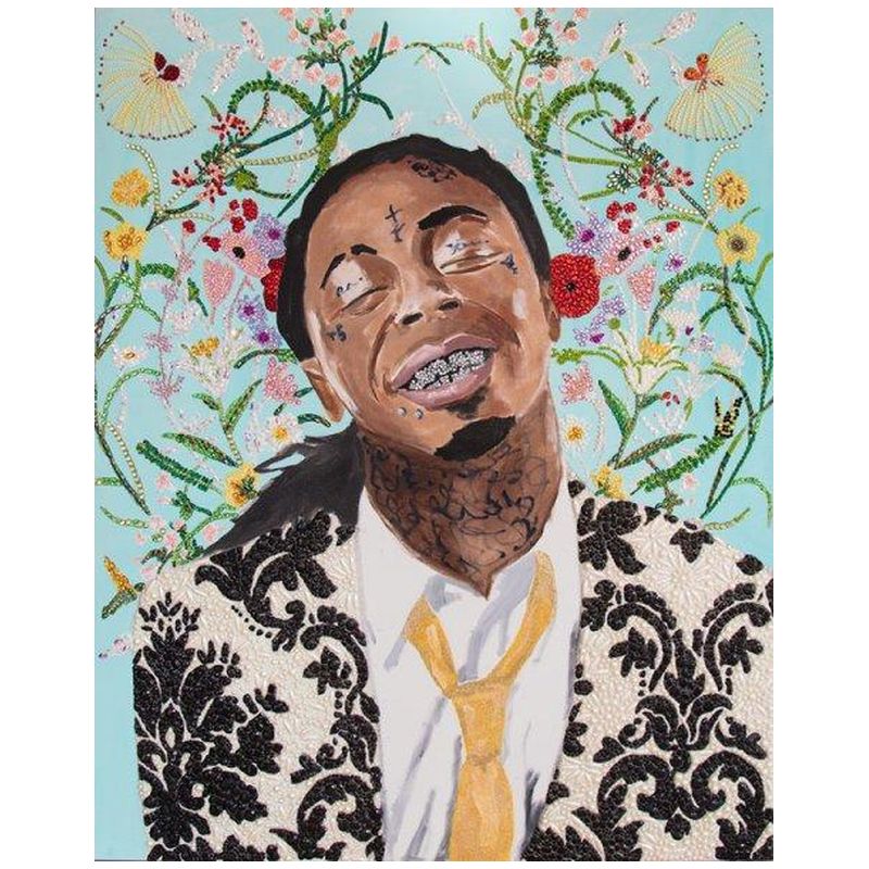 Картина "Lil Wayne with Floral Background and Damask Suit ” Мульти Картина "Lil Wayne with Floral Background and Damask Suit ” Мульти в Липецке | Loft Concept