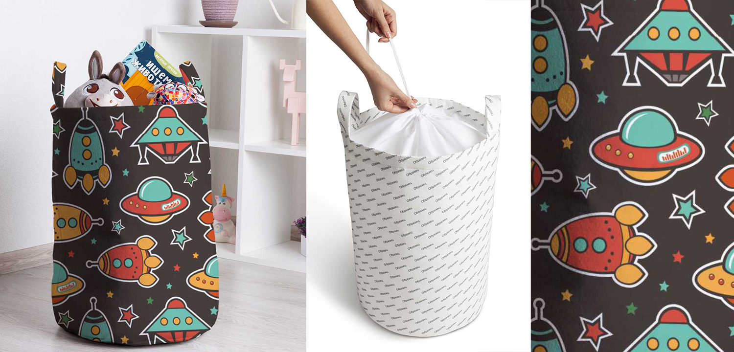 Корзина Space Pattern Basket - фото