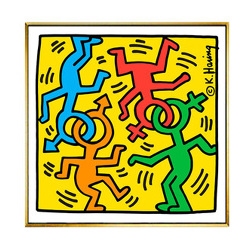Постер Keith Haring 18 Мульти Постер Keith Haring 18 Мульти в Липецке | Loft Concept