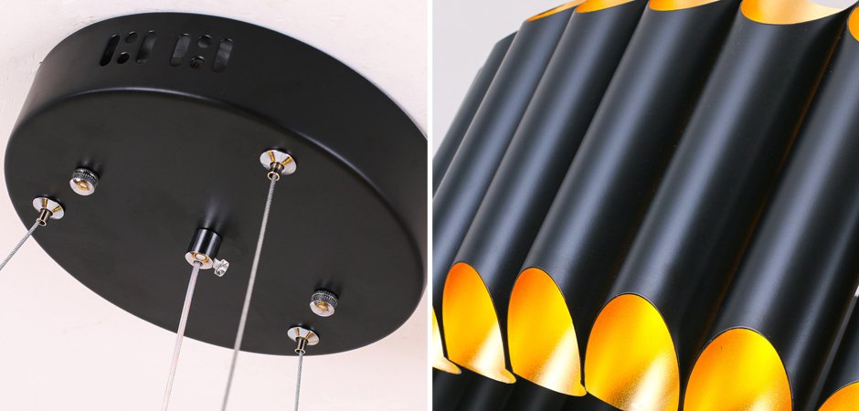 Люстра GALLIANO ROUND SUSPENSION LIGHT by DELIGHTFULL Black Люстра GALLIANO ROUND SUSPENSION LIGHT by DELIGHTFULL Black - Loft-Concept в Липецке