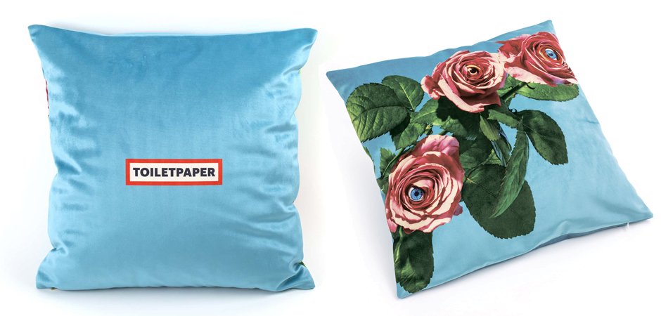 Подушка Seletti Cushion Roses Toiletpaper Подушка Seletti Cushion Roses Toiletpaper - Loft-Concept в Липецке