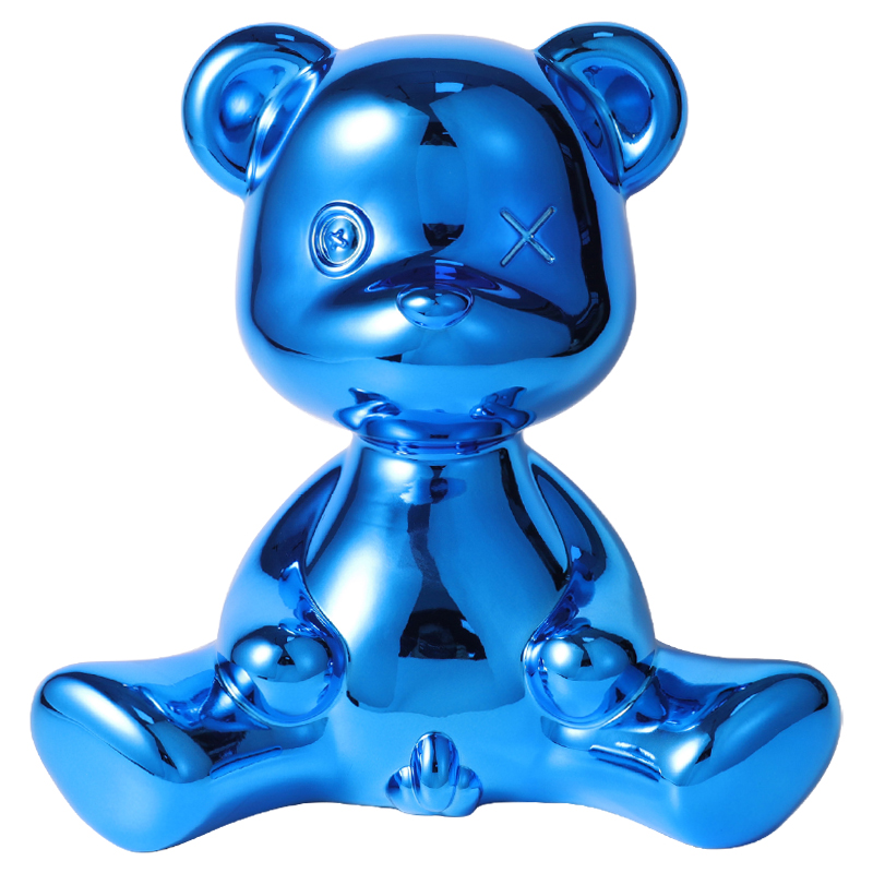 Статуэтка Teddy Boy Metal Finish with Cable Синий Синий Статуэтка Teddy Boy Metal Finish with Cable Синий Синий в Липецке | Loft Concept