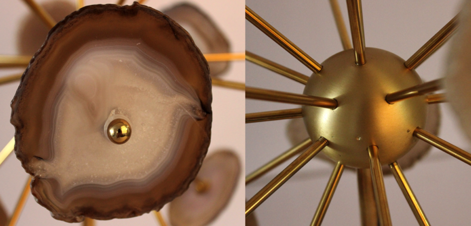 Аксессуар Agate Burst Brass Аксессуар Agate Burst Brass - Loft-Concept в Липецке